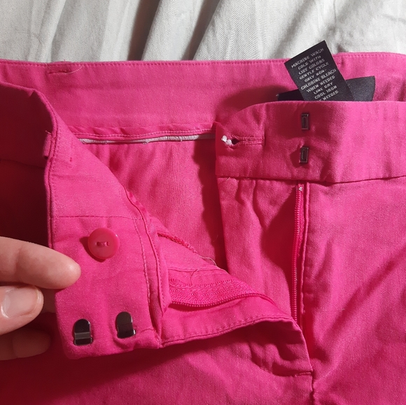 Pink Stretchy High Waisted Lane Bryant Pants - Picture 4 of 7